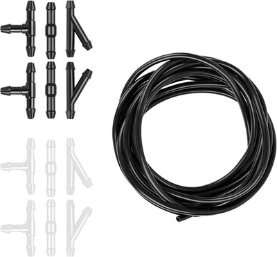 #ad Washer Hose Kit 4 Meter Universal Washer Fluid Hose with 12 Pcs Hose Connector $11.99