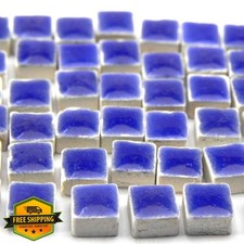 Little Ceramic Mosaic Tiles, 1000 Pcs, 0.5 cm Pale Purple WB02