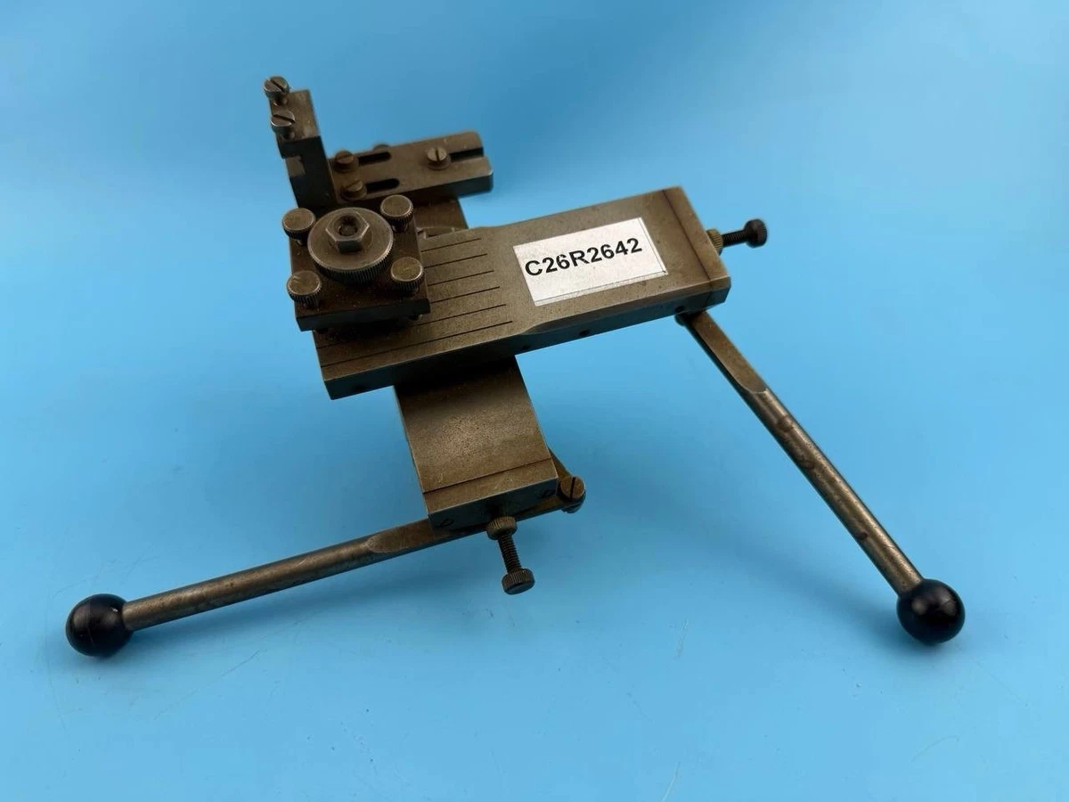 Watchmakers Andra Lathe 25 Mm Bed Lever Cross Slide Germany