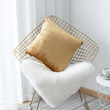 Gold Velvet Pillow Covers 18x18 Holiday Throw Pillow Cover Decorative Pillow Cas