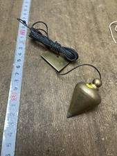 fil à plomb Laiton outil ancien de Maçon n° 26/ 1131