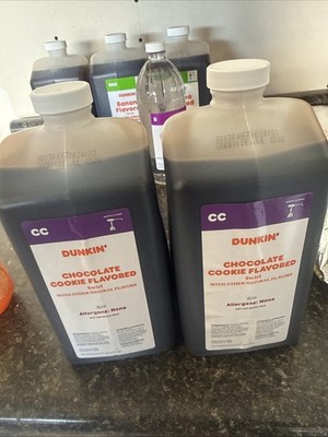 Dunkin Chocolate Cookie Swirl 64oz With Pump Exp 7/2026