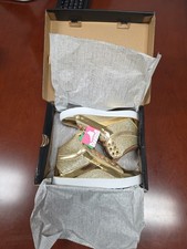 Pastry Pop Tart Glitter High-Top Sneaker Dance Shoes Gold Kids Size 5 New