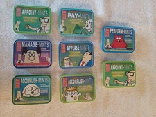 Dilbert Mints - Six Still Sealed - Seven Different Tins 2005 Feature Syndicate 