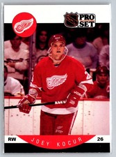Joey Kocur RC 1990-91 Pro Set #73 Detroit Red Wings
