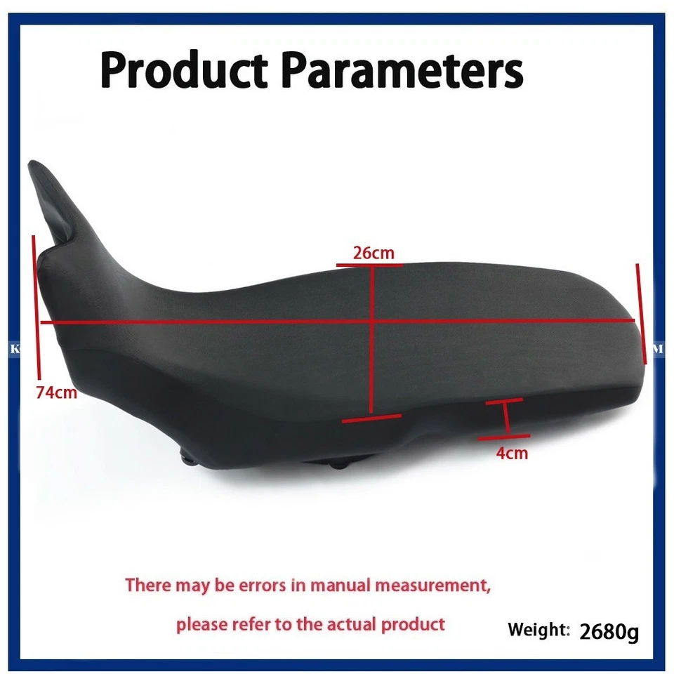 Low Driver Seat Pad Cushion Fit for BMW F650GS F700GS F800GS 2008-2016 - Image 2 of 4