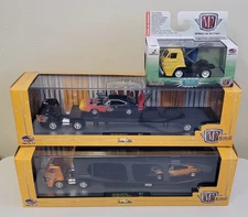 M2 Machines 1:64 Dodge L600 & Charger Daytona Auto-Haulers & Auto-Trucks ALL 3!!