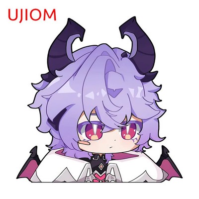 UJIOM Simple Genshin Impcat Mini Durin Wall Sticker Computer Cooler Decal Anime 