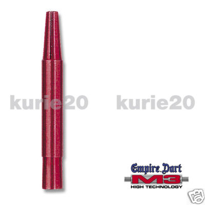 M3 Alu Schäfte Aluschäfte 3 St.mittel  3,5 cm, rot von Empire Dart 29L017