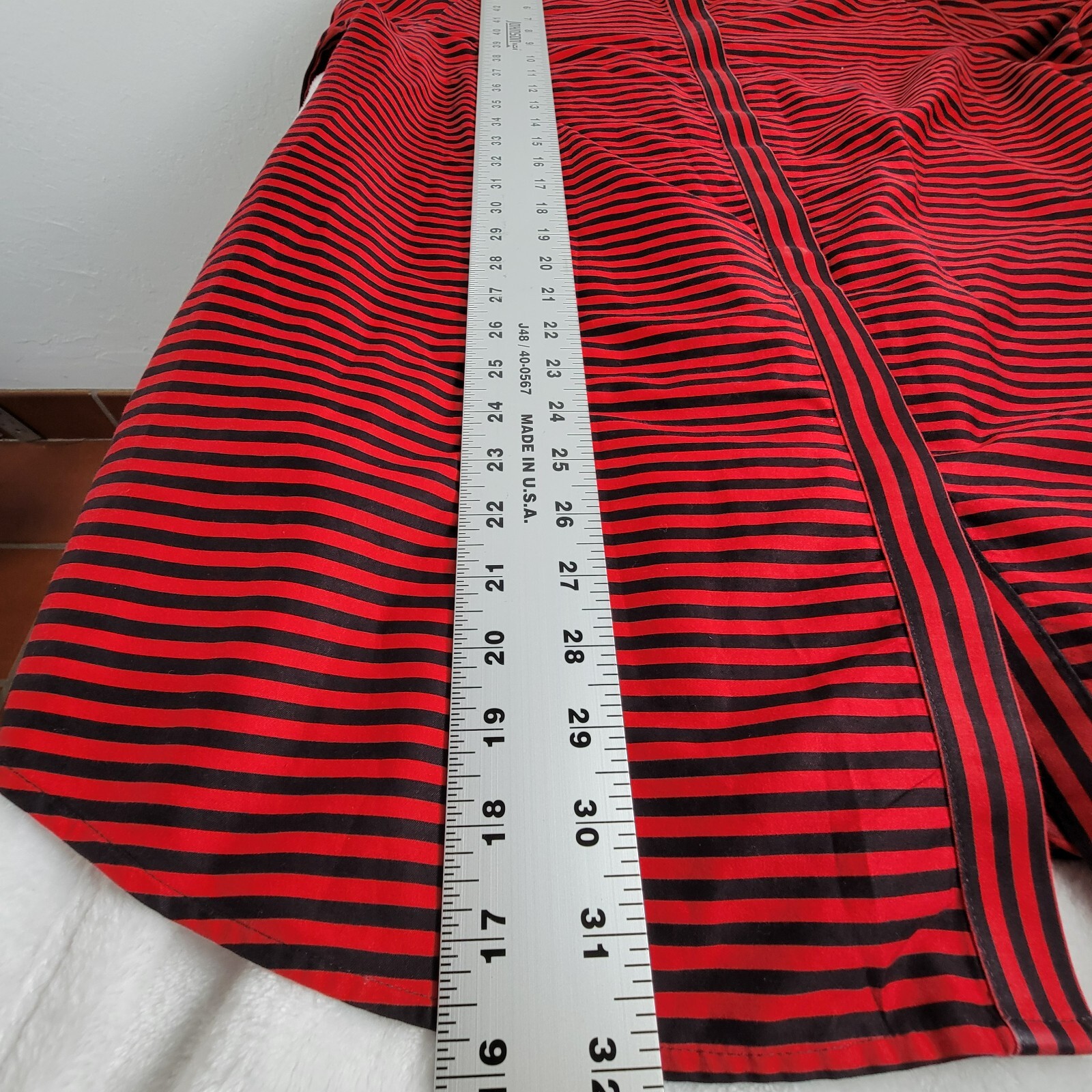 Chico's Women's Button Front Striped Pattern Long… - image 7