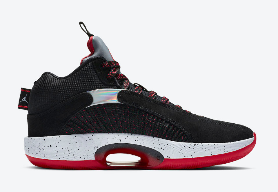 【美品】AIR JORDAN / AIR JORDAN XXXV SH Air Jordan 35 XXXV Bred Basketball Sneakers Black Red | eBay