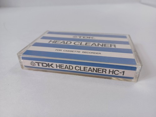 Vintage TDK Cassette HEAD CLEANER HC-1 Japan Excellent Genuine Free Ship - Picture 5 of 6