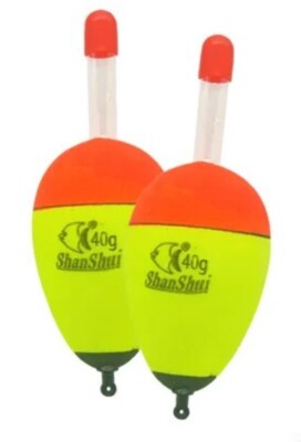 Bobbers Foam Plastic 40g EVA Luminous Fishing Night Float Light Stick #2 New