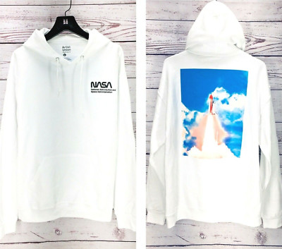 Artist Union NASA Men s Shuttle Launch  Pullover Hoodie Sweatshirt Size S NEW