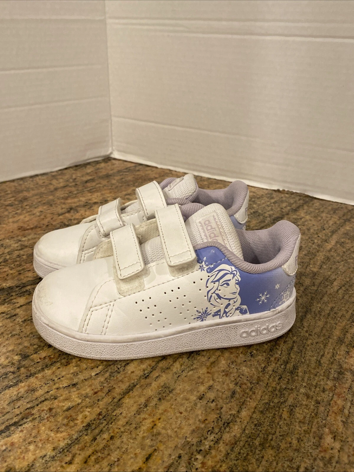 Adidas Disney Frozen II Bianco Viola Bambina Bambini Taglia 7