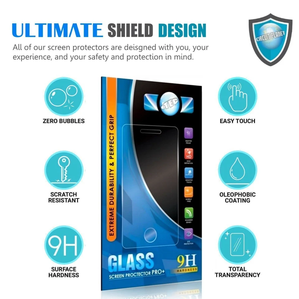 2xPremium Tempered Glass 2.5D Screen Protector For LG Q70 W31 Lenovo K13 Note - Image 2 of 4