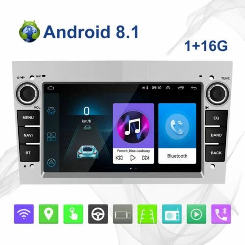 2 DIN Zafira B Autoradios mit Bluetooth