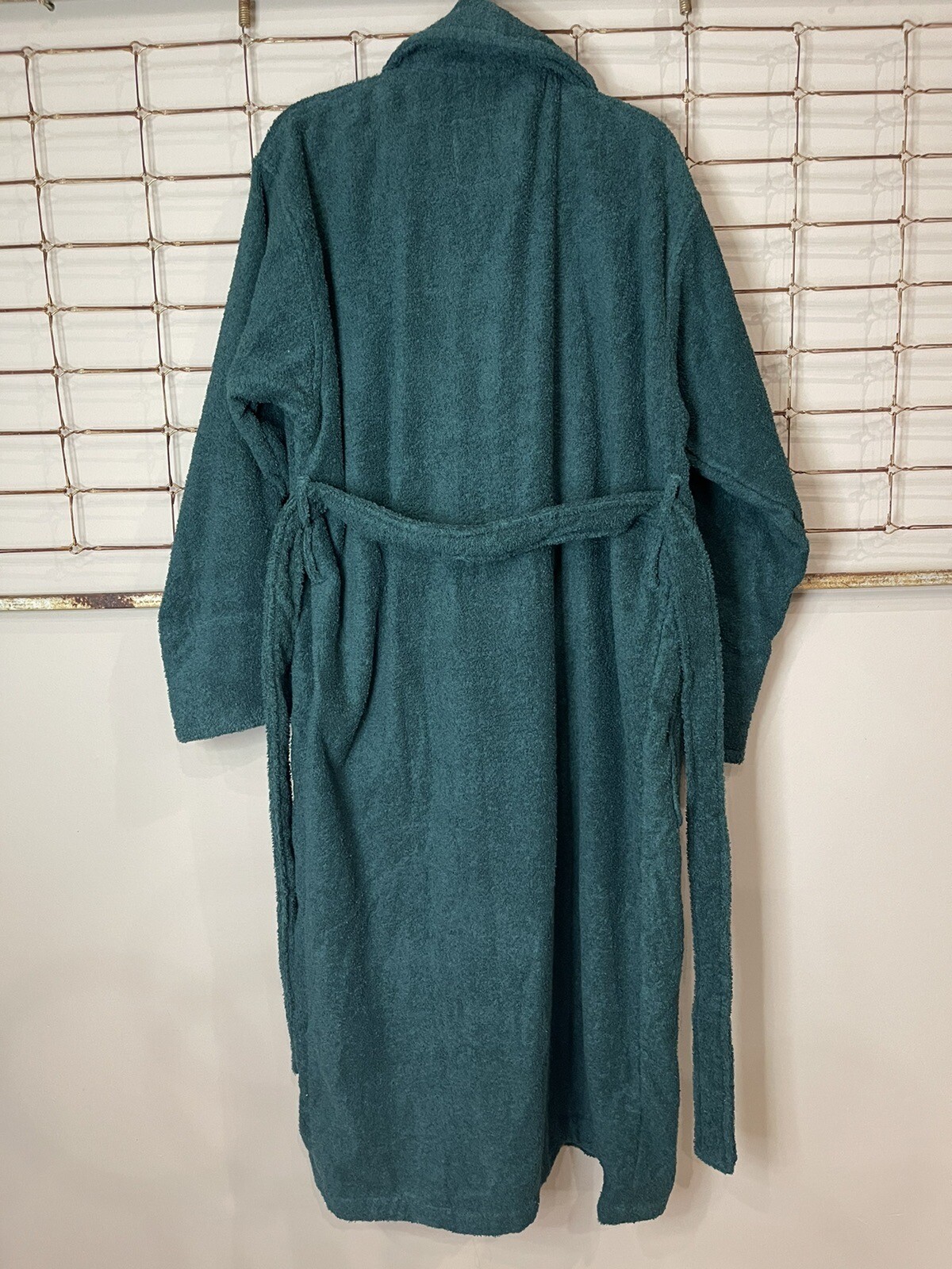 Rare! NWT Vintage Victoria Secret Country Cotton Robe Emerald Green