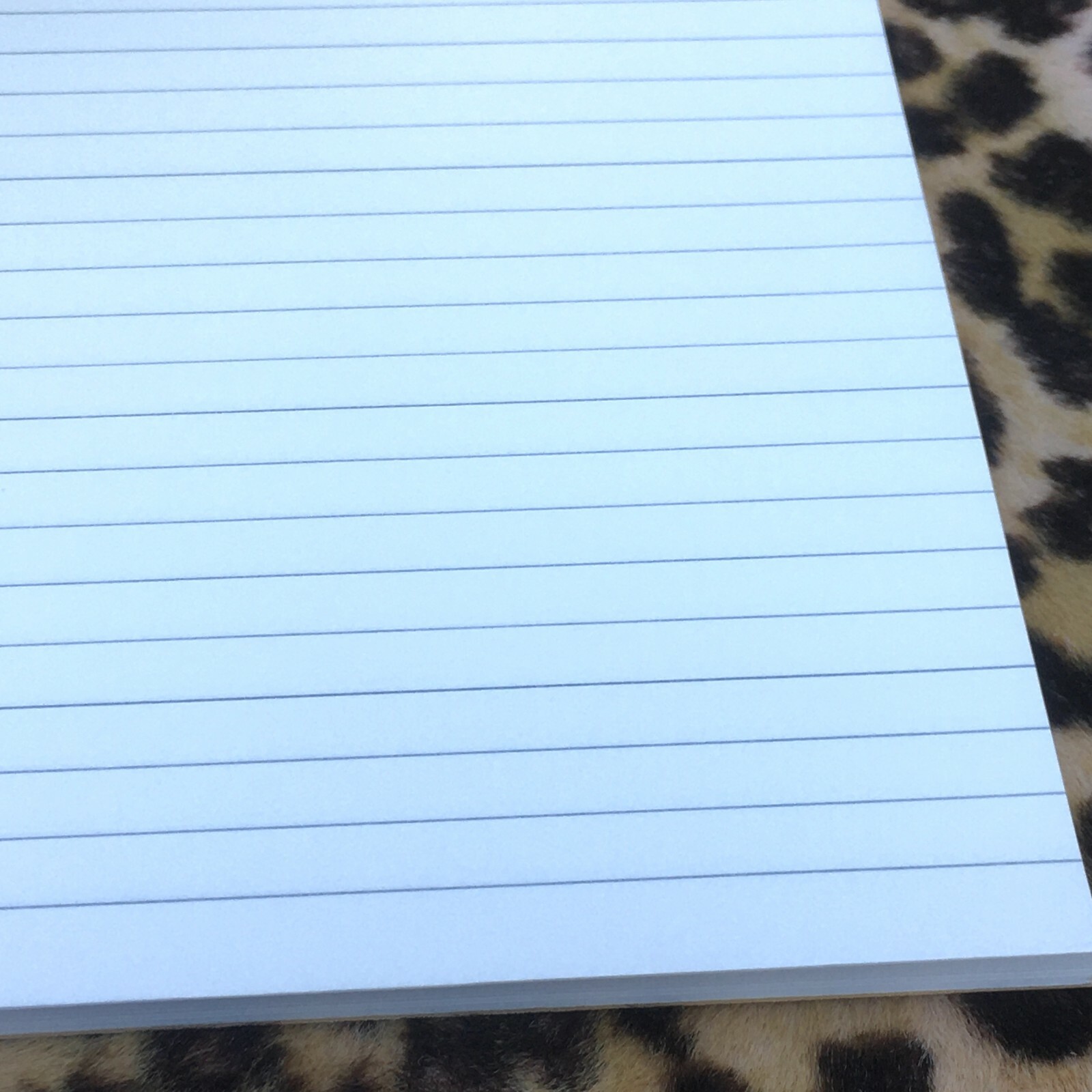 FRENCH 1970s LARGE WRITING PAD LUXURIOUS VELUN PAPER Gem French 1970s large writing pad luxurious velun paper gem