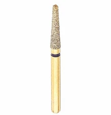 Premium Gold Plated Diamond-Round End Taper-G856/018M (GB5L)-Medium pk of 5