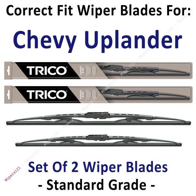 Wiper Blades 2Pack Standard fit 20052009 Chevrolet Uplander 30240