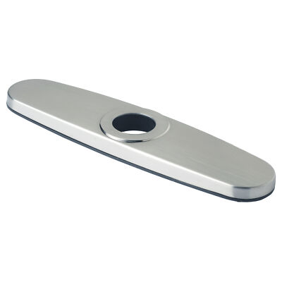 Kitchen Sink Faucet Hole Cover Deck Plate Stainless Steel Finish