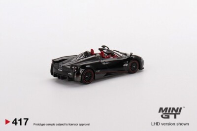 ミニカー MINI GT Pagani Huayra Roadster 1/64 Mini GT Pagani Huayra Roadster (Black) Diecast Car