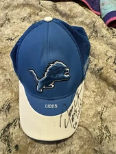 Reebok Detroit Lions Mr Irrelevant Week XXXII Hat Ramzee Robinson Signed Hat