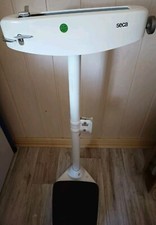 Alte Seca Arztwaage / Säulen-Waage bis 150kg, Vintage, Retro, geeicht bis 1989 