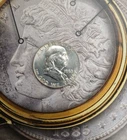 Silver 1963 D UNC Full Bands  Franklin Half Dollar    TP-8789