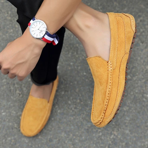 Men Driving Loafers Shoes Casual Slip On Dress Flat Moccasins 6.5-13 - Picture 4 of 24