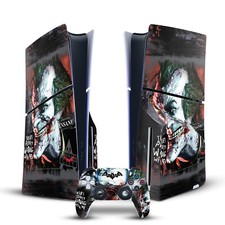 OFFICIAL BATMAN ARKHAM CITY GRAPHICS VINYL SKIN FOR PS5 SLIM DISC EDITION BUNDLE