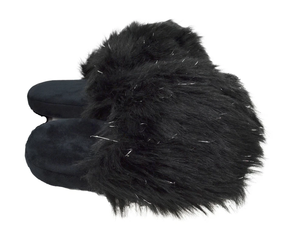 INC International Concepts GRANDE esponjoso imitación piel rasguño negro pequeño 5/6 Foto 4 de 4