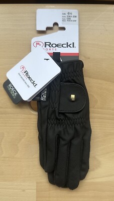 Roeckl ROECK-GRIP schwarz Unisex Reithandschuh Gr. 6,5