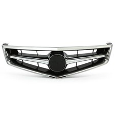 Fit New 2006 2007 2008 Acura Tsx Front Grill Grille Wchrome Molding 4-door 4dr