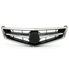 Fit New 2006 2007 2008 Acura TSX Front Grill Grille w/Chrome Molding 4-Door 4DR