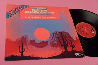 BLACK LIGHT ORCHESTRA MORRICON LP L'HOMME DALL'HARMONICA ORIG 1977 EX+ !!!!!!!!!!