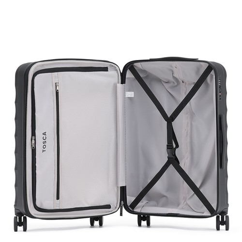 Tosca Interstellar 2.0 Hard Shell 20" & 30" Suitcase Luggage Set - Black - Picture 2 of 4