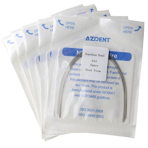 Dental Orthodontic Arch Wire Wires Oval Form Stainless Steel Round/Rectangular - Photo 18/208