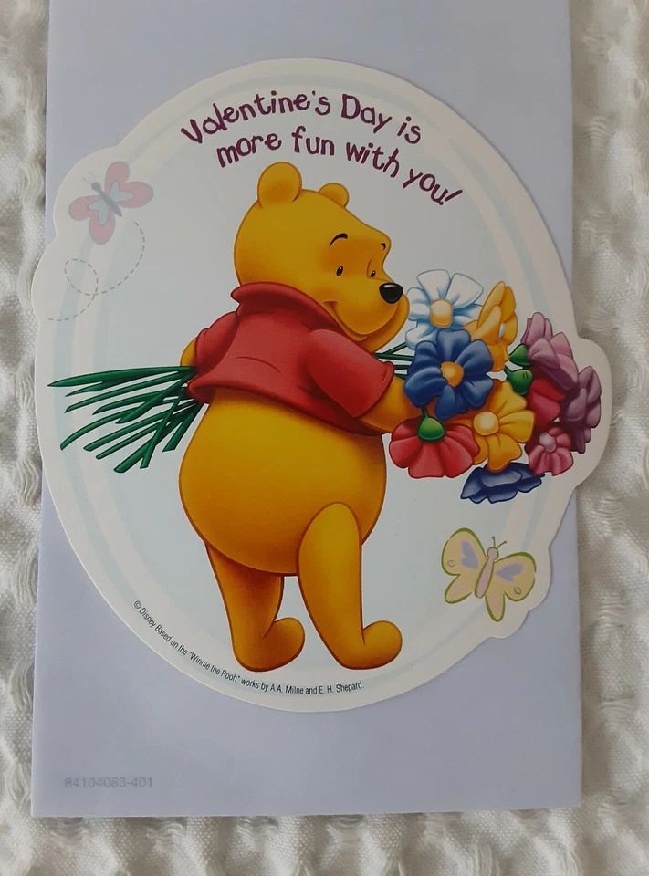 Disney WINNIE The POOH San Valentín Golosinas Saco Bolso 24 Individual Para Día Divertido Foto 3 de 4