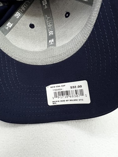 Milwaukee Brewers 39thirty New Era Blue Hat Cap Med/Large NWT - Picture 4 of 6