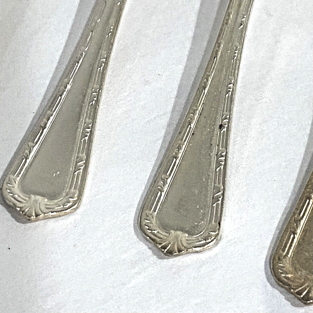 Vintage Silverplate teaspoons matching set of 8