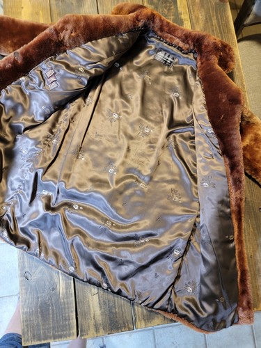 Vintage Brown Fur Coat Leslie Szakacs European Furrier Cleveland Ohio Med/Large - Picture 7 of 12
