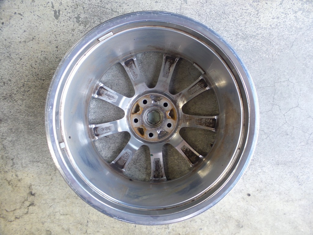 FACTORY OEM USED 19" MASERATI QUATTROPORTE BBS WHEEL -BALL POLISHED- FRONT WHEEL
