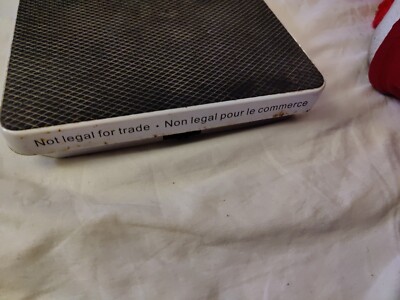 1999 Vintage original IKEA bathroom scale working Yellow 9X9 Inch