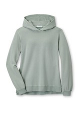 C140 Peter Millar Women  s Lava Wash Relaxed Hoodie Sage Fog Green Size Small