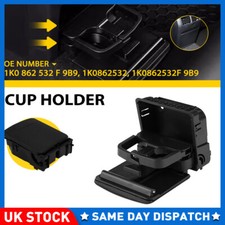 Rear Center Console Armrest Cup Holder For Vw Jetta Golf Mk5 Mk6 Gti Eos Rabbit