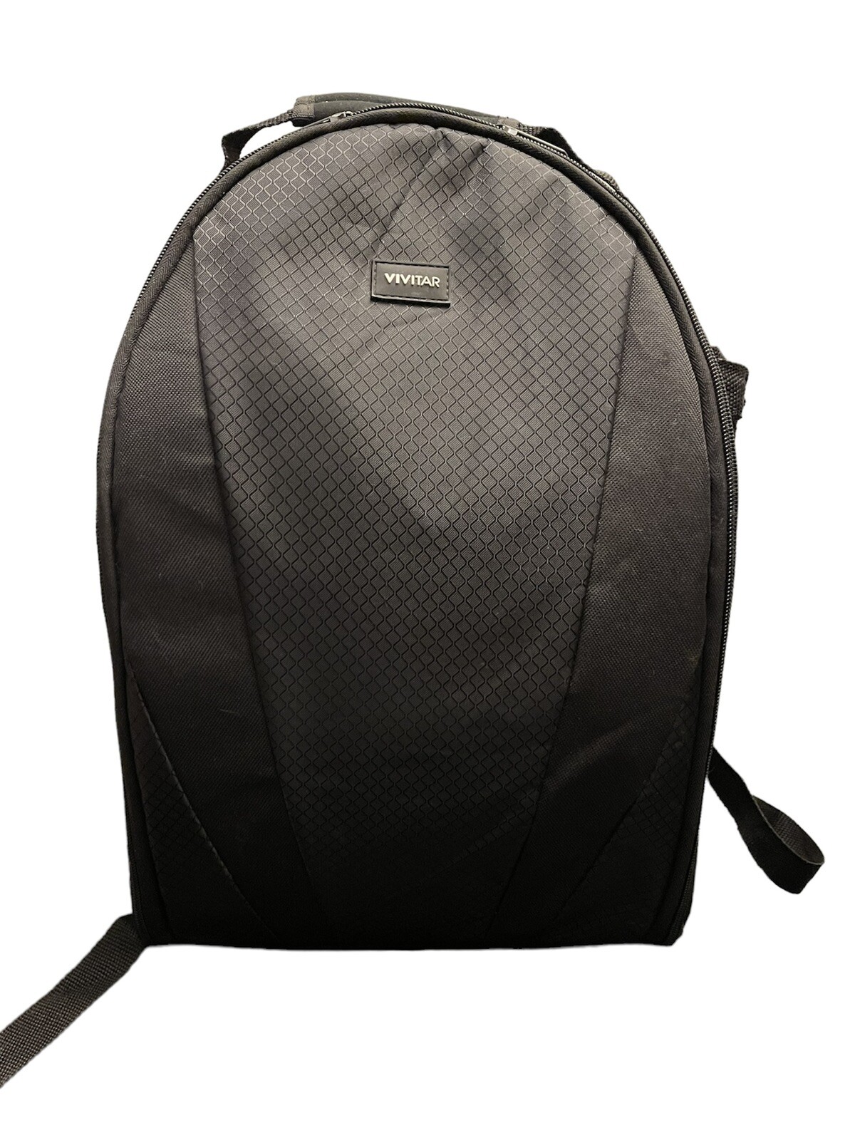 vivitar camera backpack bag black 15&rdquo;x10&rdquo; in EUC