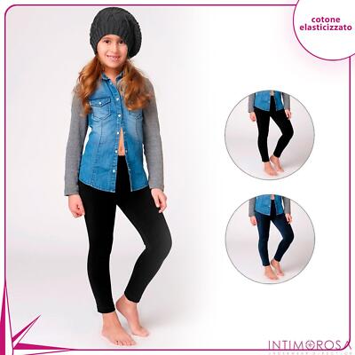 Jadea 342 Winter Girls' Leggings In Warm Cotton