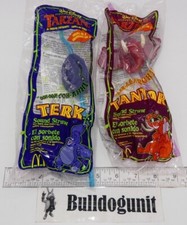 Lot New 1999 Disney Tarzan Sound Straw Terk Tantor Toy McDonald's Happy Meal